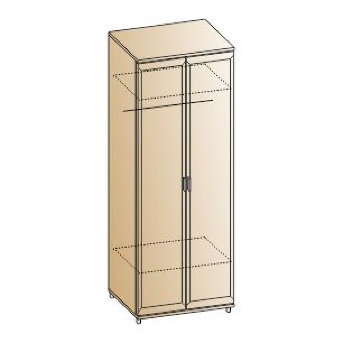 Спальня Мелисса композиция 2 (Снежный Ясень) | фото 3