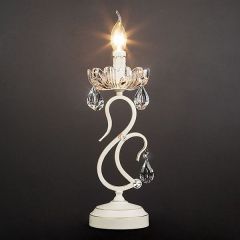 Настольная лампа декоративная Eurosvet Etna 12205/1T белый Strotskis | фото 3