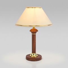 Настольная лампа декоративная Eurosvet Lorenzo 60019/1 орех | фото 2
