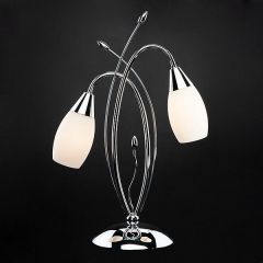 Настольная лампа декоративная Eurosvet Ginevra 22080/2T хром | фото 2