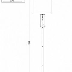 Торшер Freya Riverside FR1007FL-01BS | фото 2