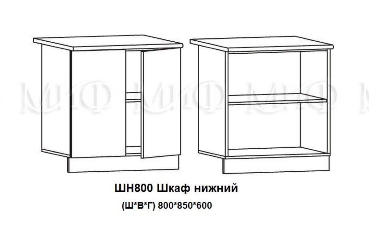 ЛИЗА-2 Кухонный гарнитур 2,0 Белый глянец холодный | фото 8