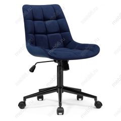 Офисное кресло Честер черный / синий | фото 2