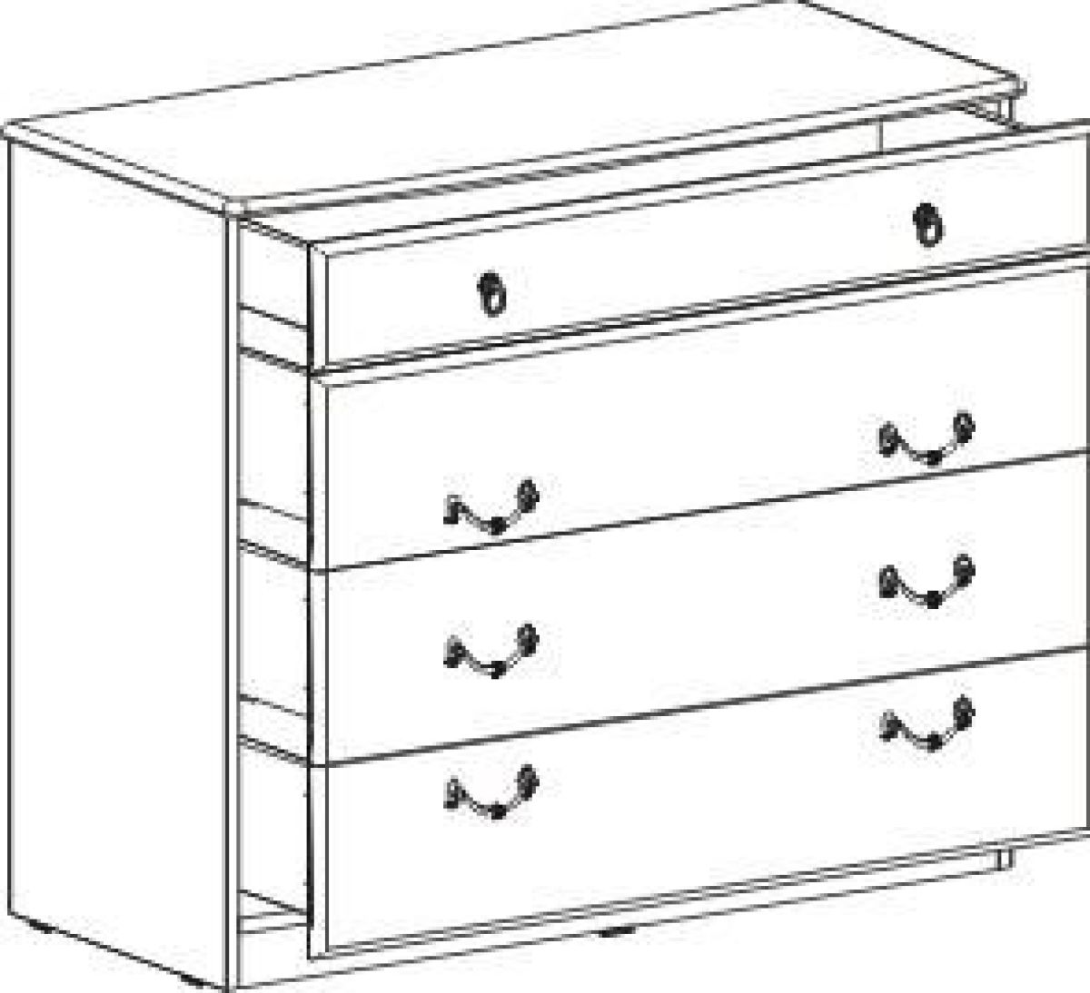 НИКОЛЬ МС Спальный гарнитур | фото 3