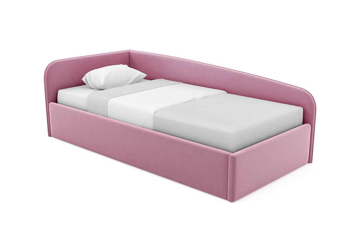 Кровать угловая Лэсли интерьерная +основание (80х200) | фото 6