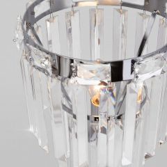 Настольная лампа декоративная Eurosvet Elegante 01136/1 хром/прозрачный хрусталь Strotskis | фото 3