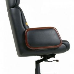 Кресло для руководителя Chairman 417 черный/орех темный, черный | фото 2