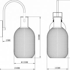 Бра Moderli Alina V2800-1W | фото 3