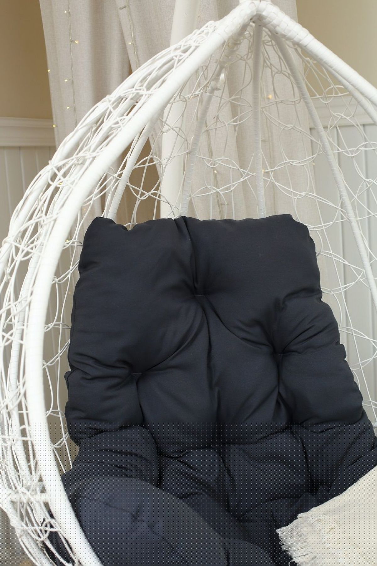 Подвесное кресло-кокон Бароло (белый/белый) | фото 21