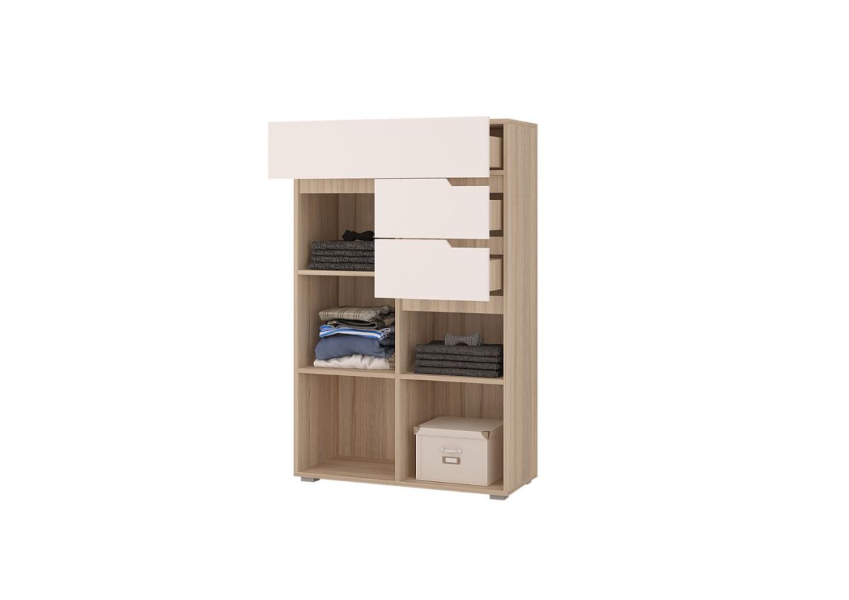 Комод АНТАЛИЯ (Сонома/Графит софт) | фото 2