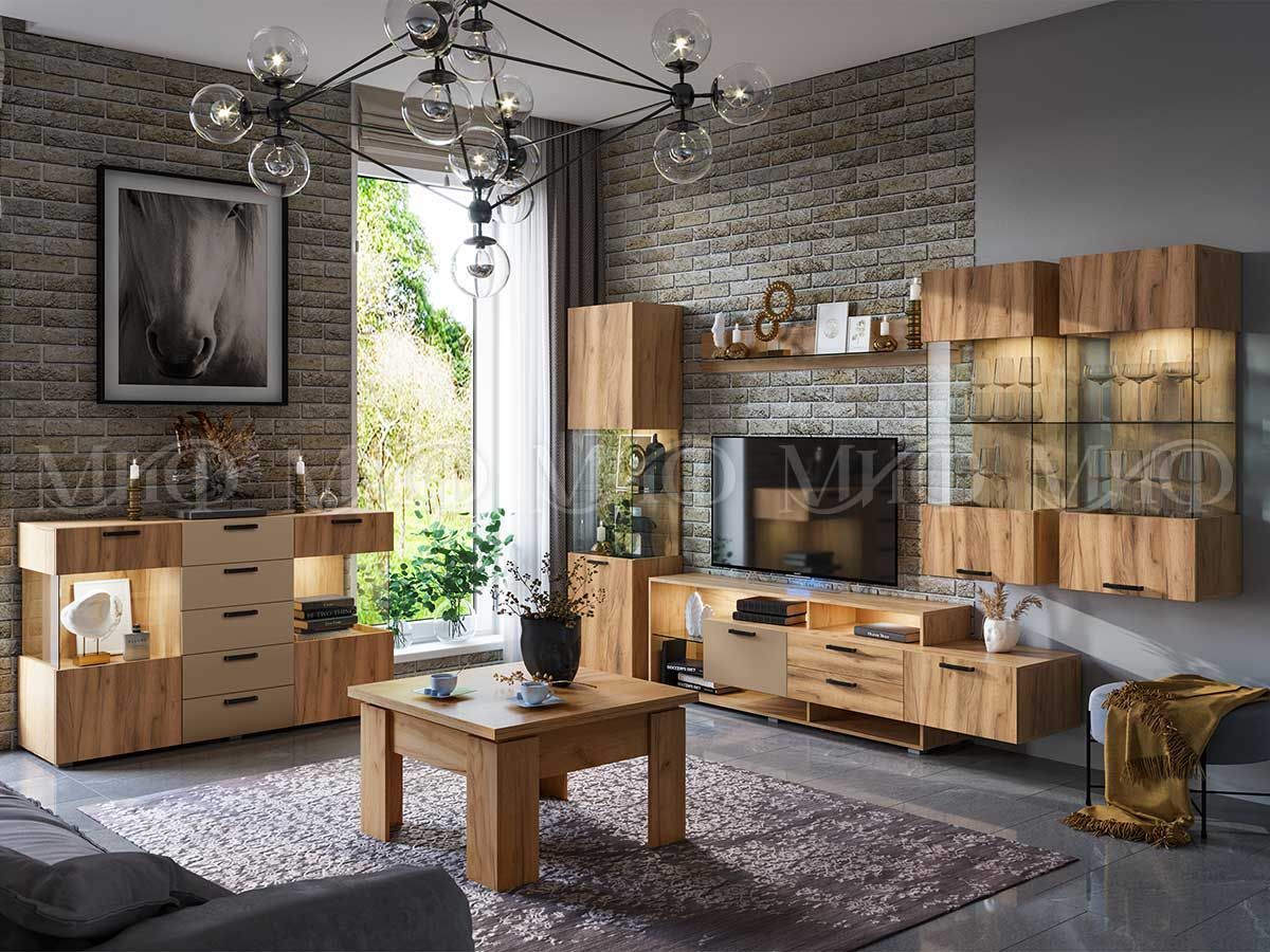 АЛТЕЯ Тумба ТВ (Дуб крафт) | фото 3