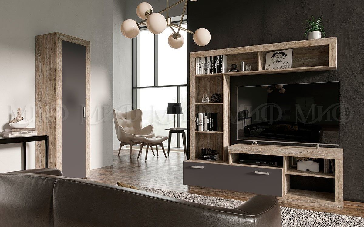 Ангара Центральная секция (Графит/дуб юкон) | фото 3