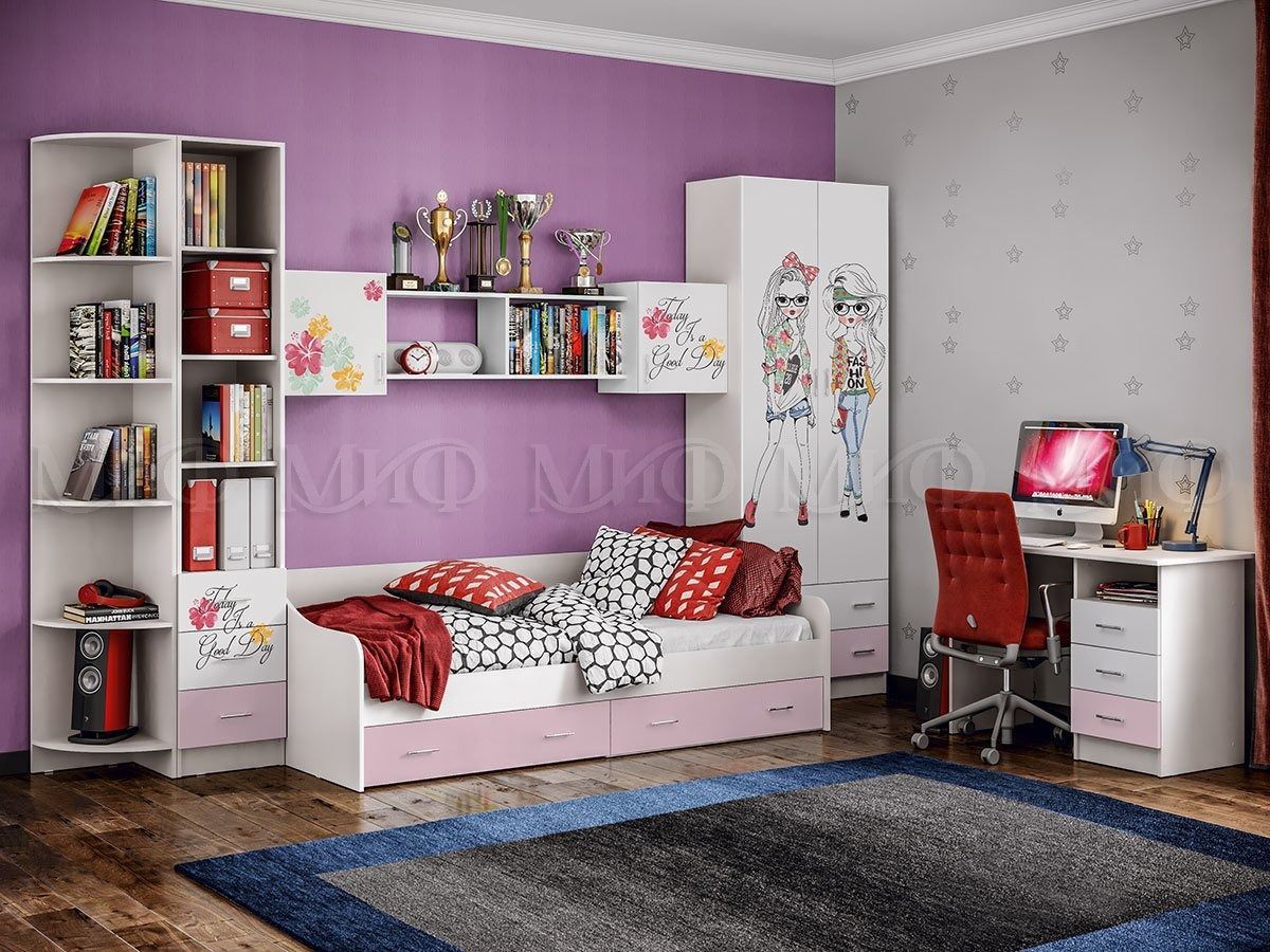 ВЕГА FASHION Кровать 900 с настилом ЛДСП | фото 2