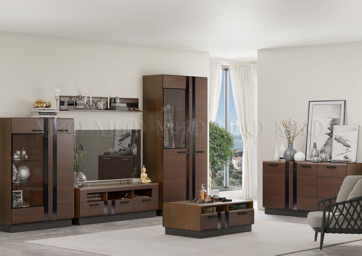 МАГНОЛИЯ Тумба ТВ (Дерево/орех) | фото 3