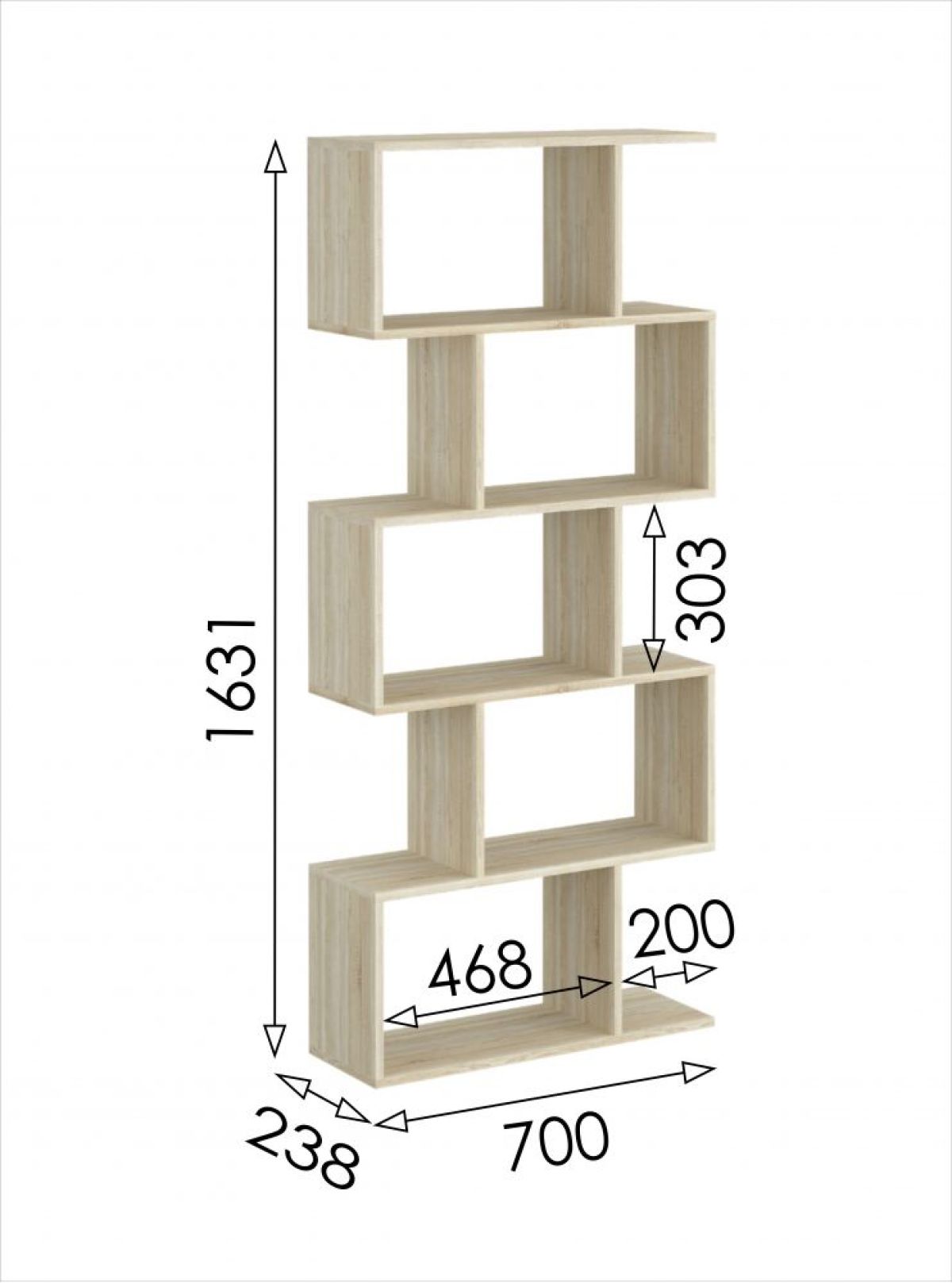 Стеллаж открытый мини 2 Салоу | фото 3