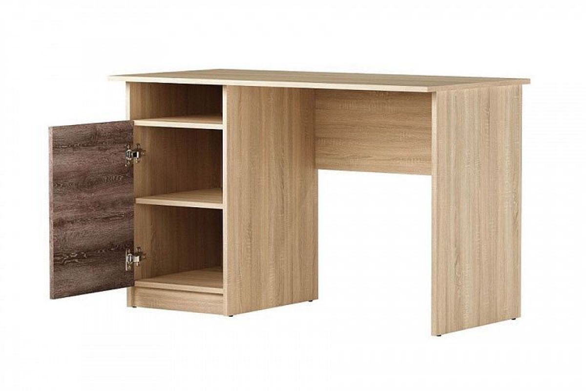 Стол компьютерный "ПКС-12"  (дуб сонома/дуб сакраменто) | фото 2