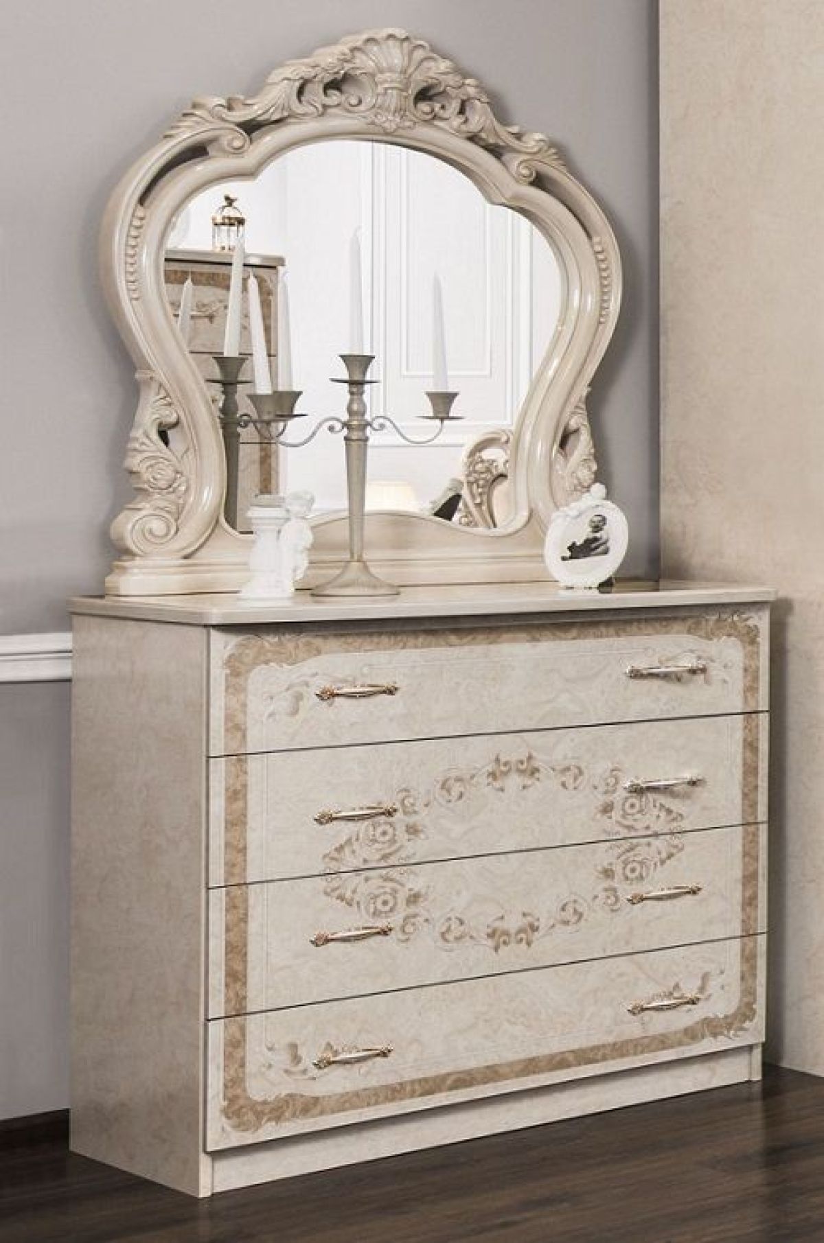 Комод 4 ящика Патрисия (крем) | фото 3