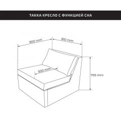 Кресло для отдыха Йоки тёмно-зелёный, ткань рогожка | фото 3