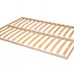 МИЛАН Кровать двойная универсальная 1600 (Серия 2) + основание гибкое (Дуб Золотой/Белый Матовый) | фото 2