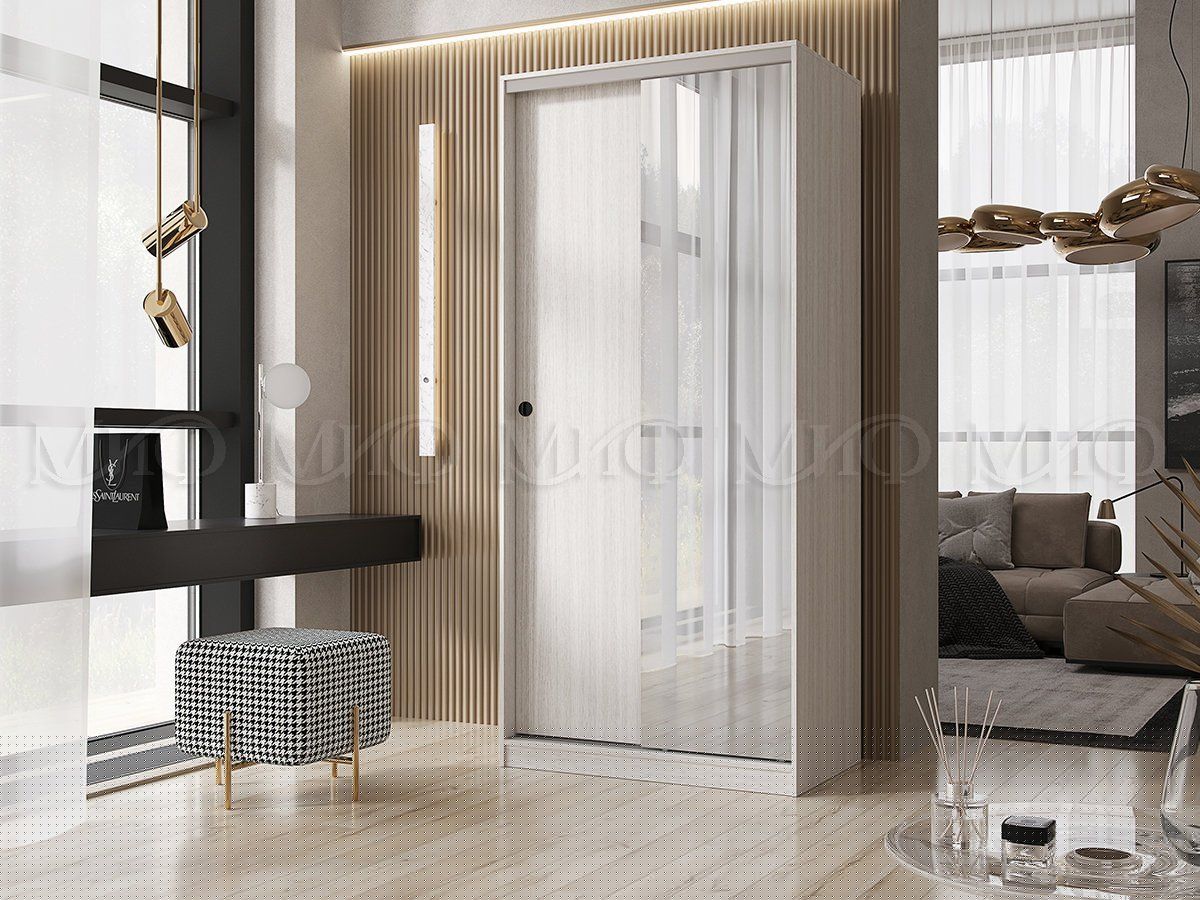 АЛЬЯНС Шкаф-купе (сандал светлый, графит) | фото 2