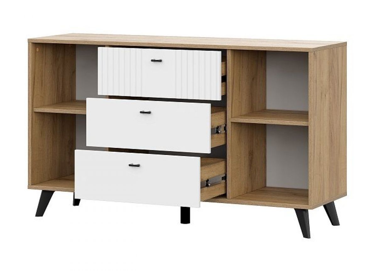 МИЛАН Детская (Дуб Золотой/Белый матовый) | фото 17