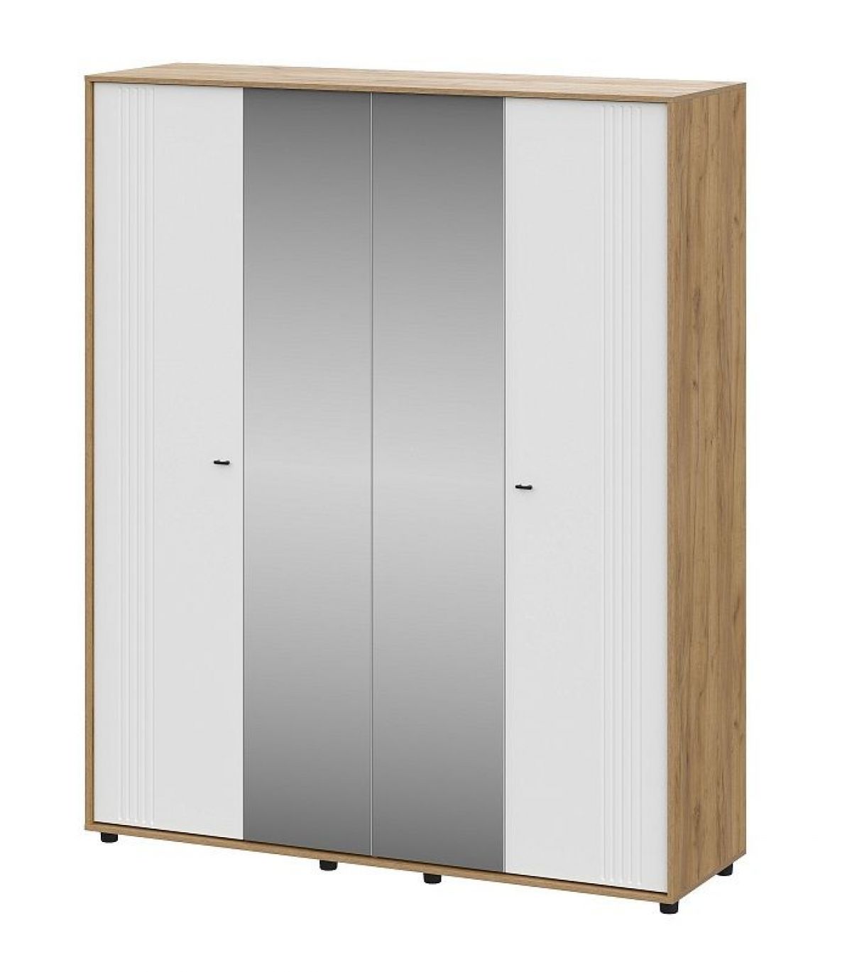 МИЛАН Спальня (Дуб Золотой/Белый матовый) | фото 41