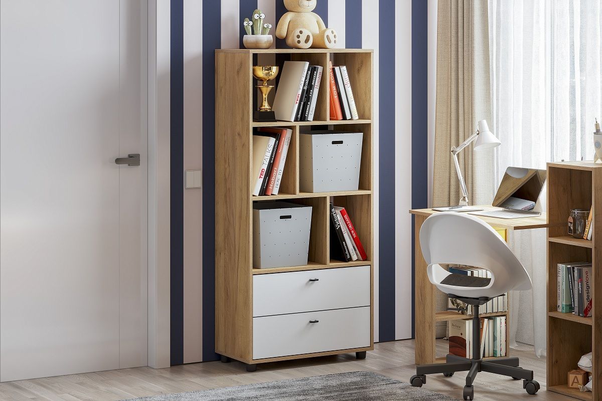 МИЛАН Спальня (Дуб Золотой/Белый матовый) | фото 49