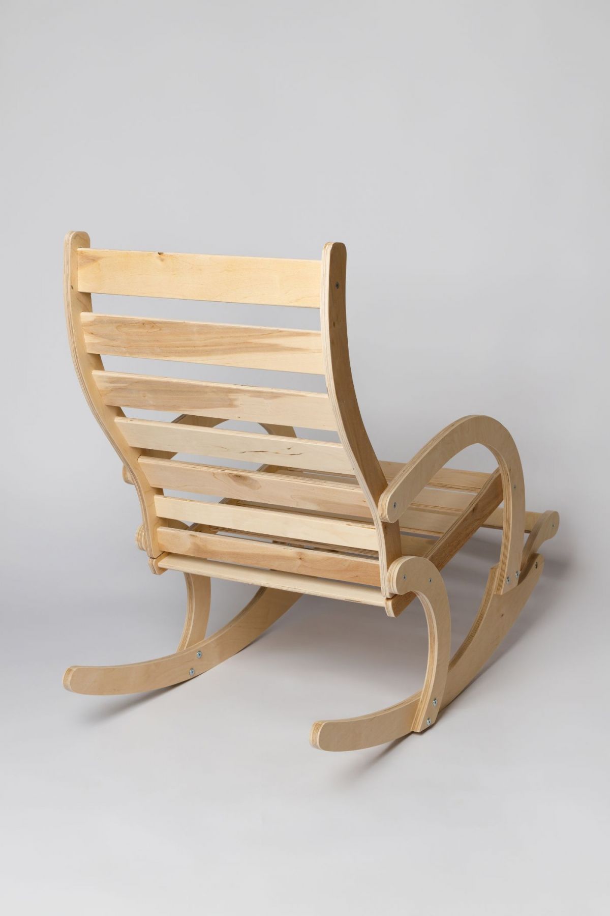 Кресло качалка не окрашенное НЕАПОЛЬ с подножкой | фото 6