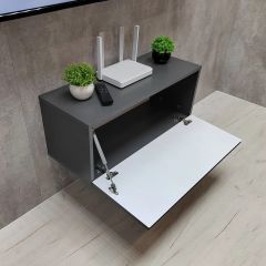 Тумба подвесная под ТВ LINES MTV1-MA 750 Темно-серый (Графит-M 10.1.25) | фото 3