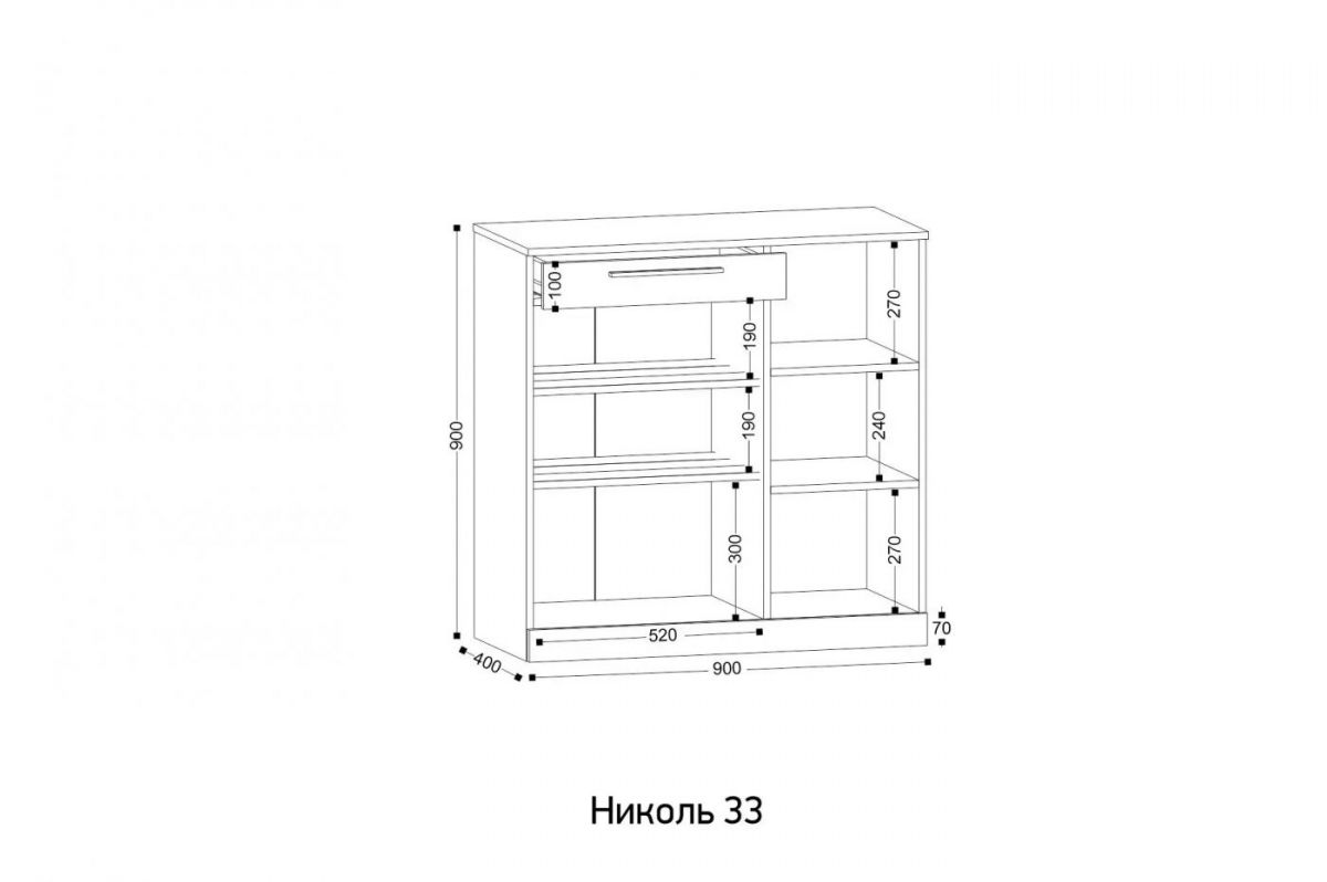 НИКОЛЬ 33 Тумба для обуви | фото 2