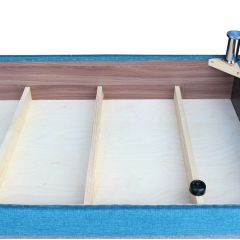 Диван-кровать Комфорт без подлокотников (4 подушки) BALTIC Grafit | фото 14