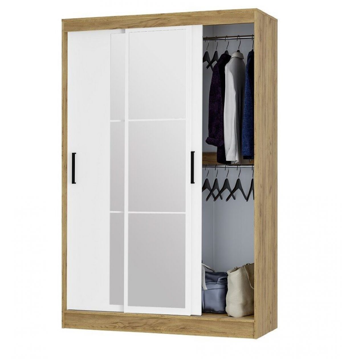 Шкаф-купе Тайм ШКК-03 (крафт/белый) | фото 2