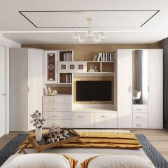 Шкаф угловой Белла (Ясень белый) | фото 3