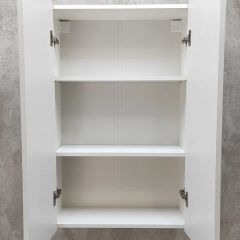 Шкаф навесной для ванной MH4-MA 600х960 (Белый-М 10.1.1) Белый глянец | фото 8