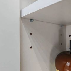 Шкаф навесной для ванной MH8-MA 600х750 (Белый-М 10.1.1) Белый глянец | фото 6