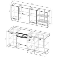 Кухонный гарнитур Антик 2000 (Стол. 38мм) | фото 2