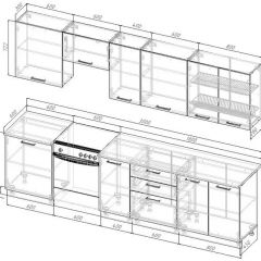 Кухонный гарнитур Антик 3000 (Стол. 26мм) | фото 2