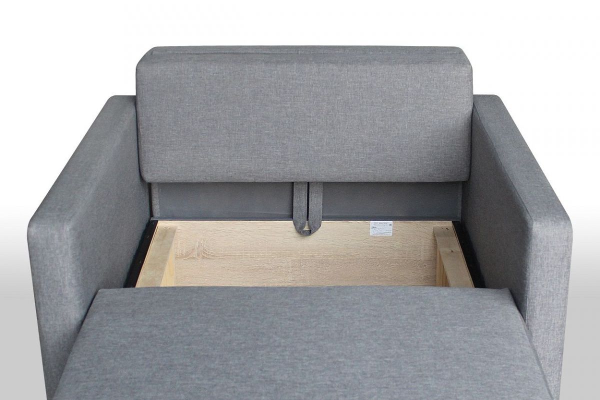 Диван Реал 80 с подлокотниками (микровелюр коричневый) | фото 3