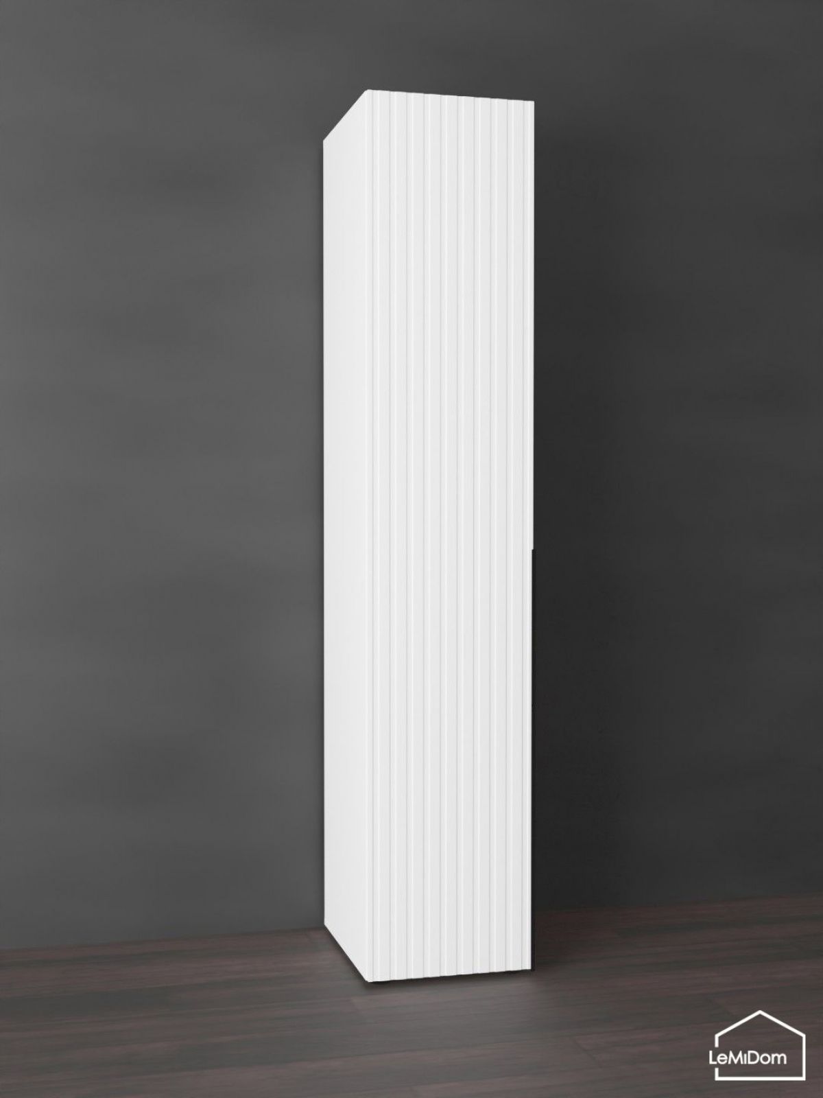 Шкаф Linnea MHR-1-2 2050х400х510 (Белый-М 11.1.1) | фото 5