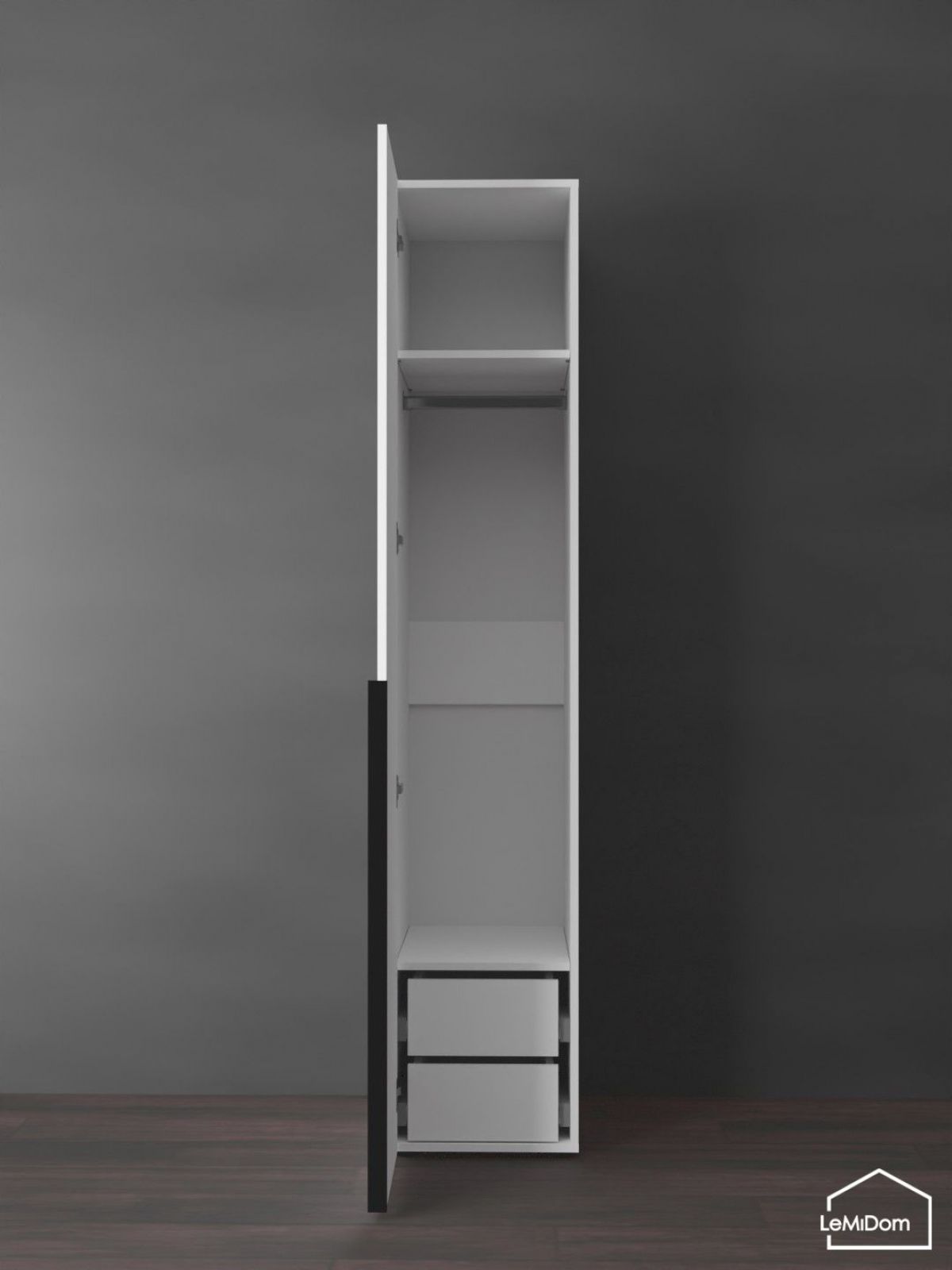 Шкаф Linnea MHR-1-3 2050х400х510 (Белый-М 11.1.2) | фото 6