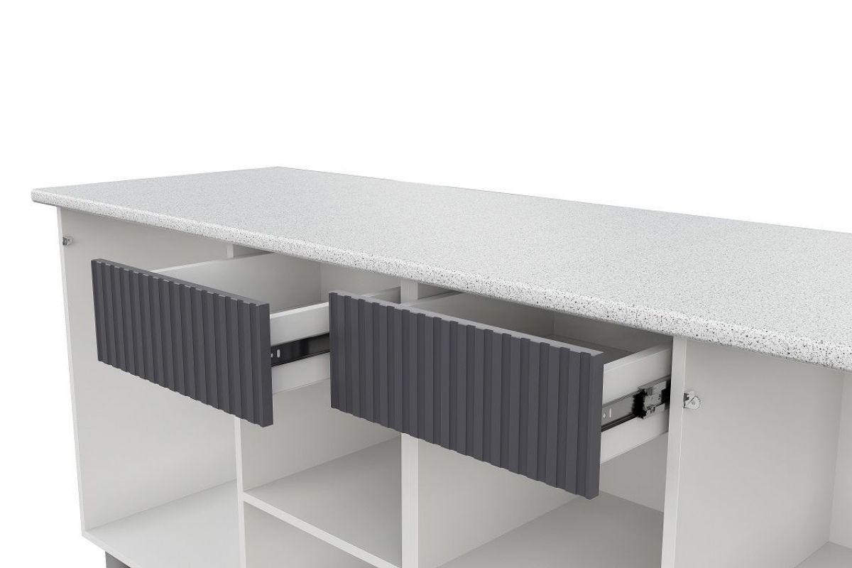 Кухонный гарнитур СОФИЯ 2.0м (Белый/Бланж/Графит/Антарес) | фото 6