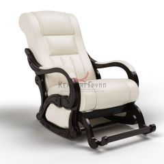 Кресло маятниковое Родос Маятник 17-К-КР (экокожа) КРЕМ | фото 2