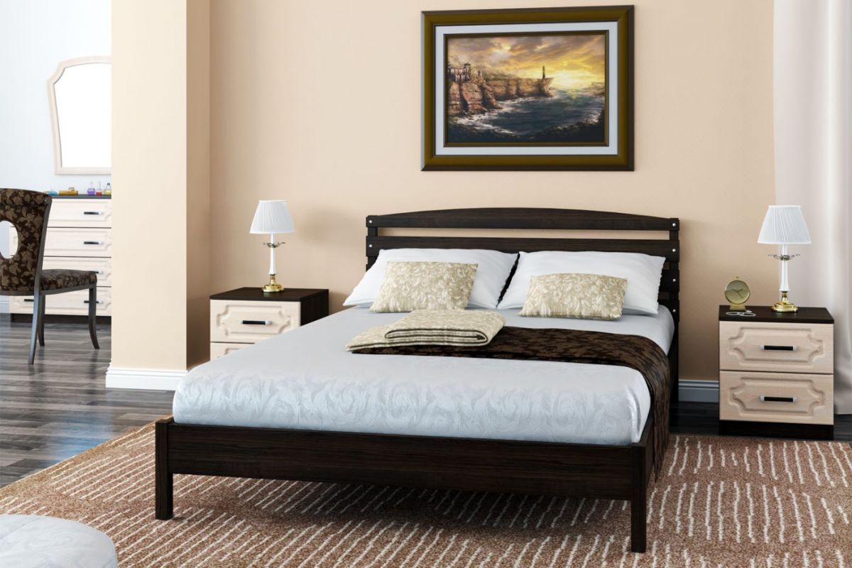 КАМЕЛИЯ-1 Кровать из массива 1400 | фото 5