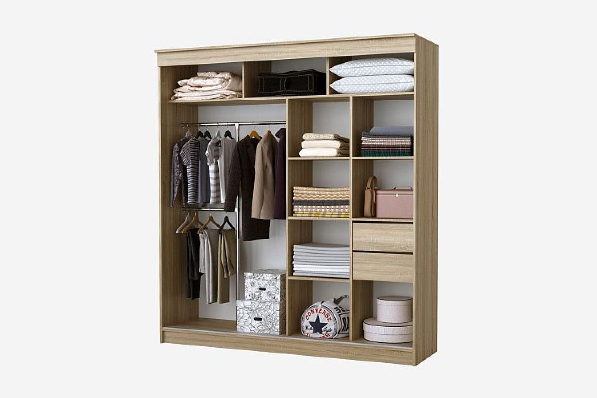 Шкаф-купе Фаворит 2.0 серия Альянс (дуб сонома) | фото 2