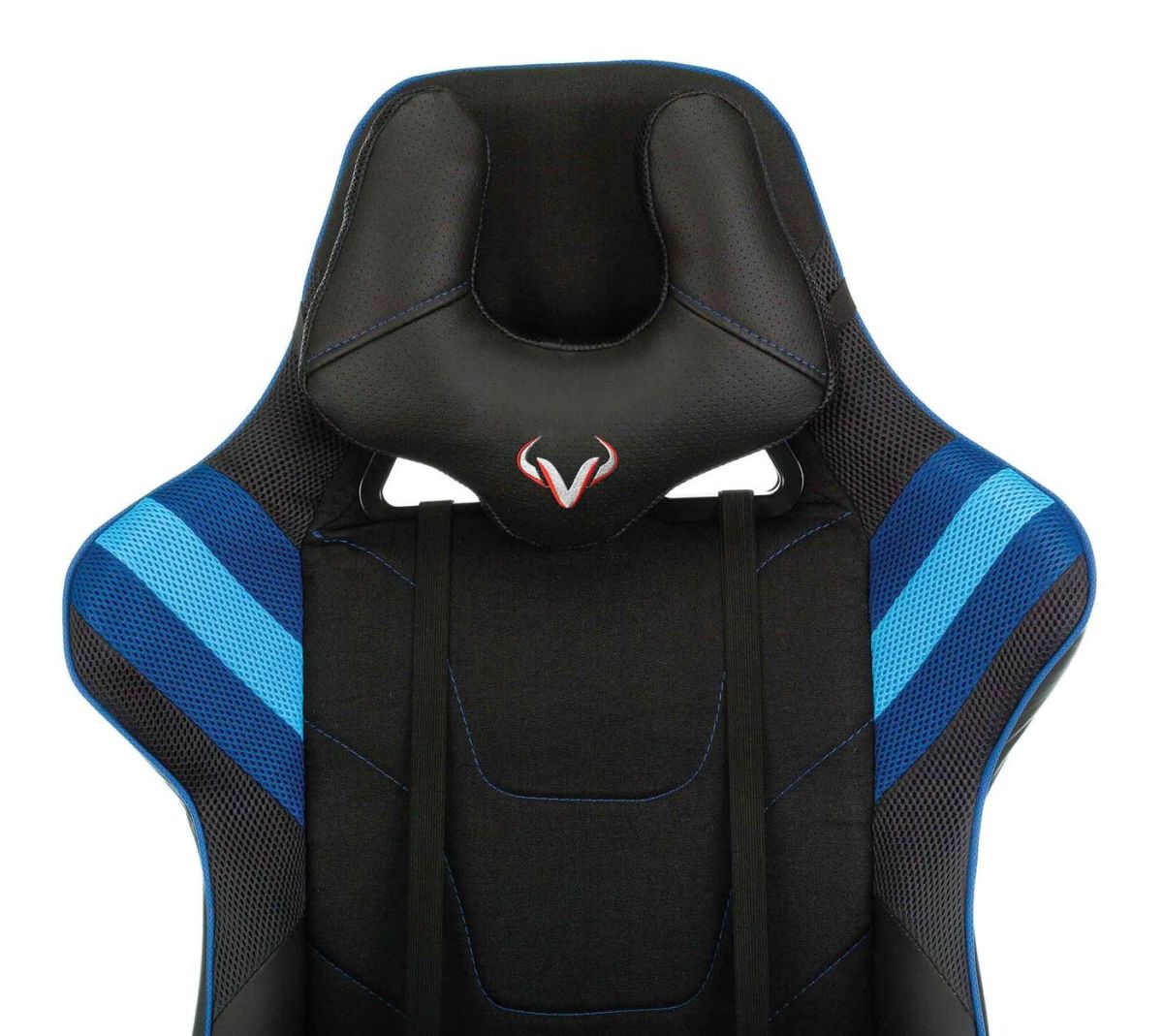 Кресло игровое Бюрократ VIKING 4 AERO BLUE черный/синий | фото 6