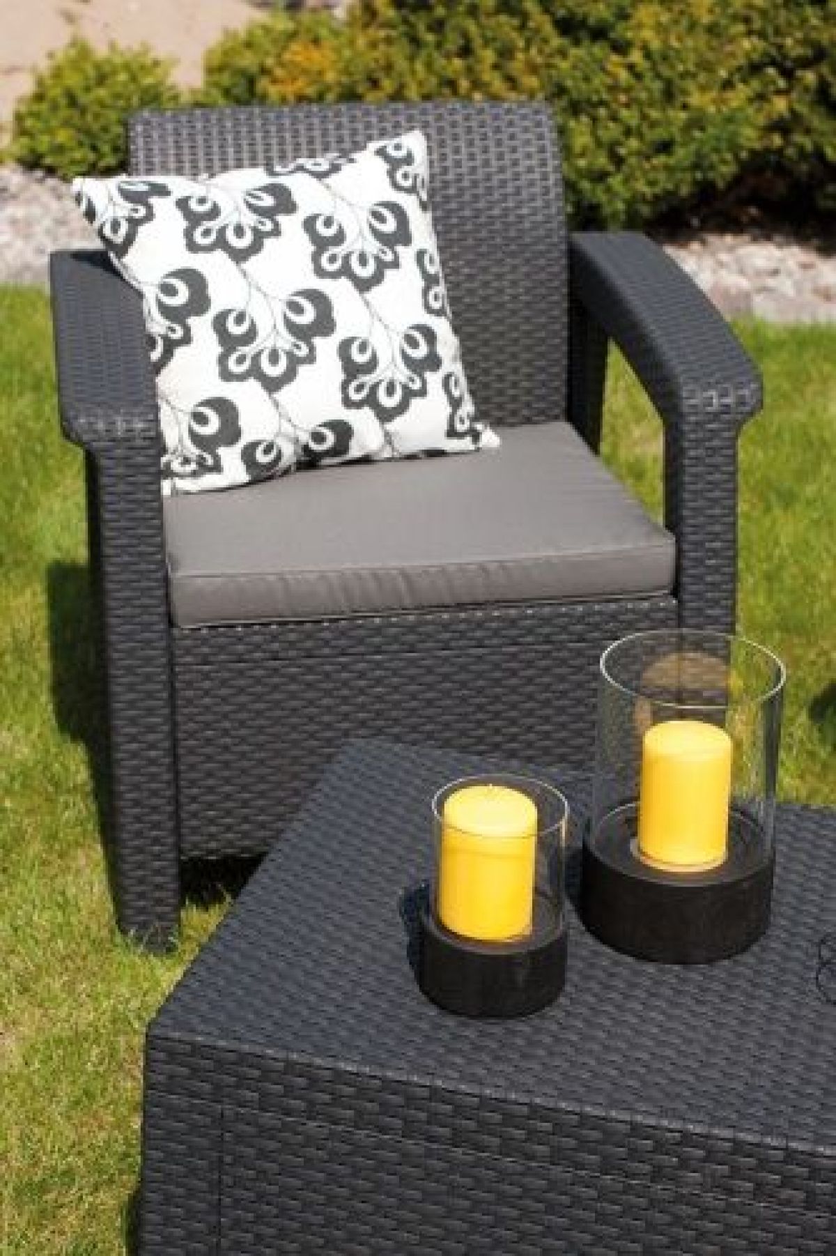 Комплект мебели Корфу Уикенд (Corfu Weekend) графит | фото 2