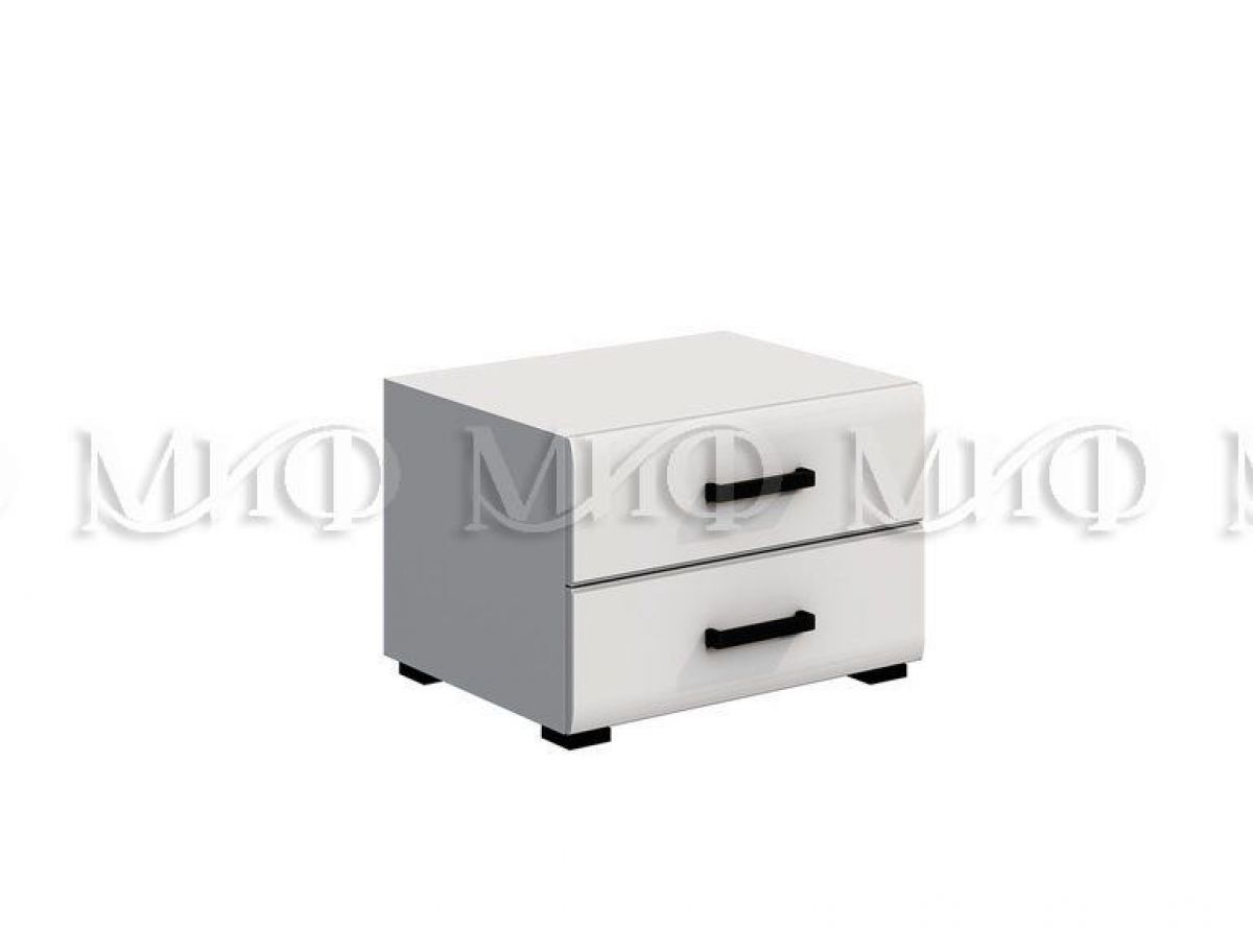 НЭНСИ NEW Спальный гарнитур (МДФ) Белый глянец холодный/Белый | фото 4